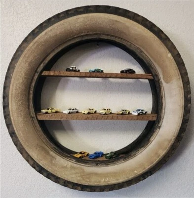 Vintage Tyre Tchotchke or Knick Knack Display Shelf - Image 1 of 4