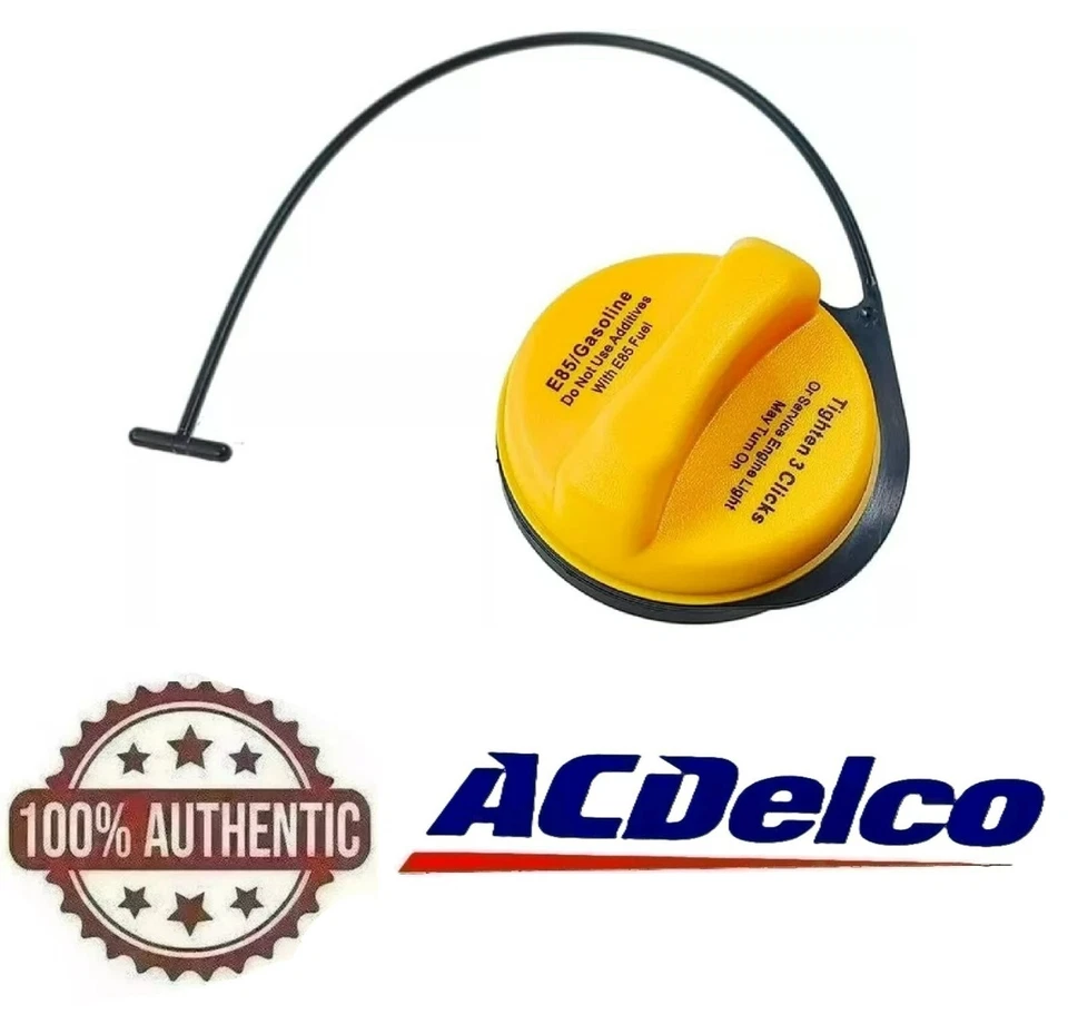 Cadillac Chevrolet GMC tanque de combustible amarillo tapa de gasolina ACDelco nuevo OEM 20915990 Foto 1 de 2