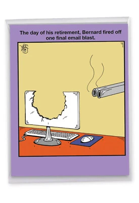 Divertida tarjeta de jubilación (8,5 x 11 pulgadas) - Email Blast J2636RTG-US Foto 1 de 4