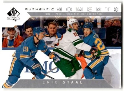 2018-19 SP Authentic Moments Eric Staal #115 Minnesota Wild - Image 1 of 2