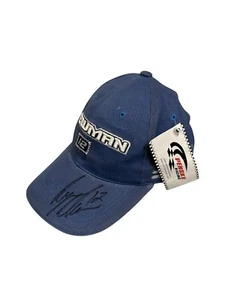 NWT Ryan Newman #12 Penske Racing Alltel 3-D Steel Blue Hat Cap Signed Autograph - Picture 1 of 6