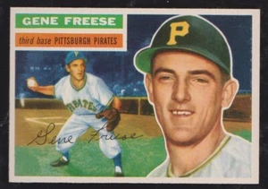 Topps Baseball 1956 #46 Gene Freese espalda blanca casi nuevo ** envío gratuito ** - Imagen 1 de 1