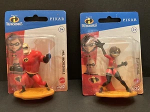 The Incredibles Disney Pixar Mattel Micro Collection Mini Figures Set of 2 New - Picture 1 of 7