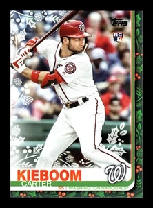 2019 Topps Holiday #HW160 Carter Kieboom RC Rookie Washington Nationals - Picture 1 of 2