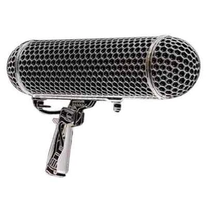 Micrófono escopeta Rhode parabrisas dirigible esmalte solapa pin regalo para Sound Man - Imagen 1 de 5