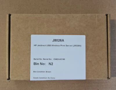 HP Jetdirect 2700w USB Wireless Print Server (J8026A) - Image 1 of 2