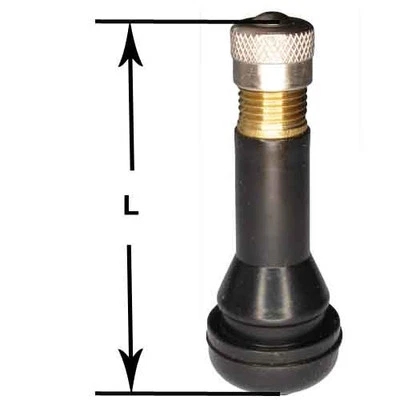 Gummiventile Rollerventil 2 x Snap In 8,8 mm Ventil TR438 9-520542 Alligator - Bild 1 von 2