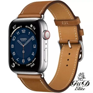 Correa Hermes Apple Watch Single Tour 46 mm correa fauve nueva en caja solo correa - Imagen 1 de 4