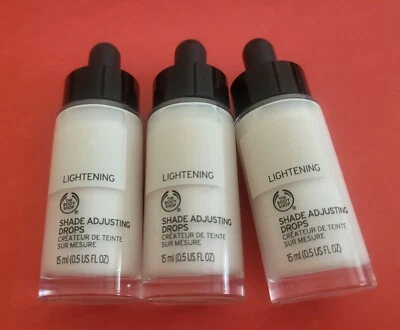 3pcs x The Body Shop Lightening Shade Adjusting Drops For Foundation l 15ml - Image 1 of 4
