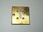 Vintage/Antique Face Plate Brass Lock Catch - Reclaimed From Trunk