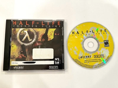 Half-Life: Counter-Strike PC CD-ROM Valve Sierra Studios CD Key CIB TESTED - Image 1 of 4