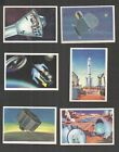 SPACESHIPS & SPACE EXPLORATION  -  Lot of 6 Vintage 1960's cards-FREE SHIPPING