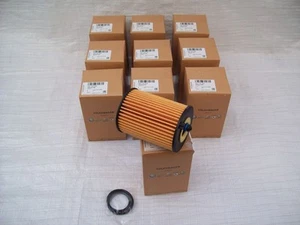 Audi Q5 FY Hengst Oil Filter Element With Seals x10 Genuine 2016 onward - Picture 1 of 5