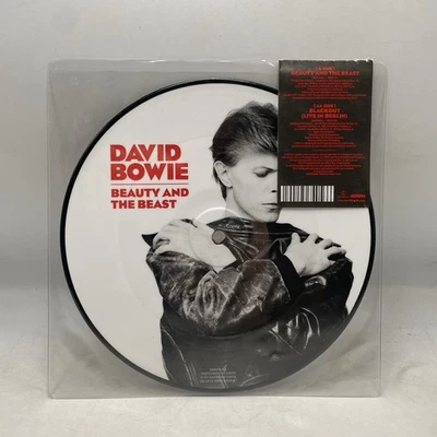 DAVID BOWIE BEAUTY AND THE BEAST " RARE PICTURE DISC 7" VINYL LP RECORD - Image 1 of 2