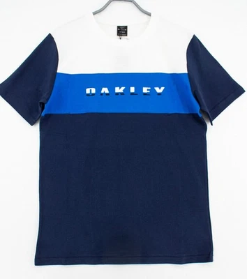Oakley Hombre Oakley Bloque Color Vestir Azul Camiseta Talla M - Imagen 1 de 4