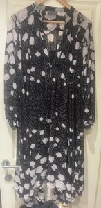 NEUWERTIGES MAXIKLEID SAMT UK 14 BLUMENPRINT - Bild 1 von 11