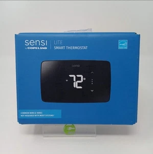 Copeland Sensi Black Smart thermostat with Wi-Fi Compatibility - Picture 1 of 11