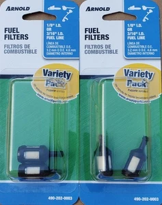 2 Cycle Engine Arnold Fuel Line Filters 1/8" or 3/16" 490-202-0003 2 Pks of 2 - Picture 1 of 5