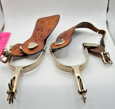 Par de Spurs North & Judd Western vintage para mujer buen estado. por favor leer Foto 1 de 4