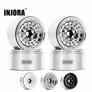 INJORA 1.9" Wheels Multi-spoke CNC Aluminum Hub for 1/10 SCX10 TX4 RC Crawlers - Picture 1 of 22