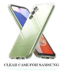 For Samsung Galaxy A14 A34 A54 5G A04e A04S Phone Case Soft Silicone Clear Cover - Picture 1 of 13
