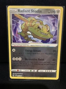 Radiant Steelix Sword & Shield - Lost Origin 124/196 Radiant Rare - Picture 1 of 2