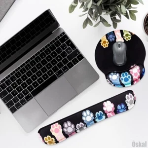 Ergonomisch Mouse pad Bunt Handgelenks tütze 2 in 1 Maus-Matte Zuhause - Bild 1 von 11