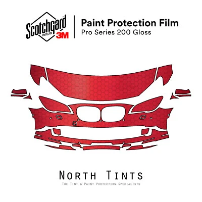 Sujetador transparente película de protección de pintura precortada serie 3M PRO BMW B7 Alpina 2010-2012 PPF Foto 1 de 4