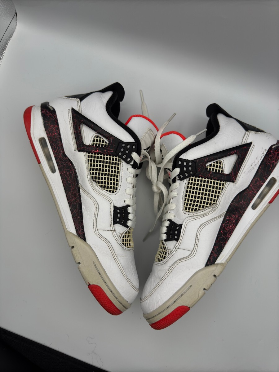 Jordan 4 Retro Pale Citron, Bright Crimson 2019 for Sale Jordan 4 Retro Pale Citron, Bright Crimson 2019 for Sale