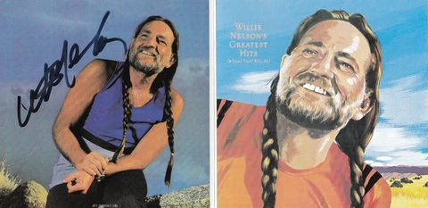 WILLIE NELSON SIGNED CD COVERS / AUTOGRAPH Cover