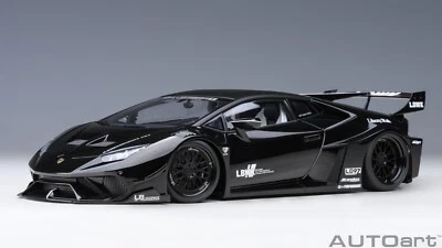 79129 AUTOart 1:18 Liberty Walk LB-Silhouette Works Lamborghini Huracan GT Black - Image 1 of 4