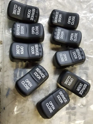 LOT OF 9PC - 00027328 Blue Bird Service Door Switch Top Only - Image 1 of 3