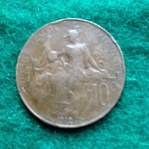 Frankreich 10 Cent 1912 - Bild 1 von 2