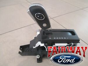 11 thru 14 F-150 OEM Ford Flow Thru Floor Console Shifter and Handle Knob BLACK