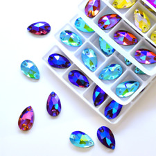 All Size Sew On Rhinestone colors Crystal Sew On Crystal Stones 2 Holes Clothes