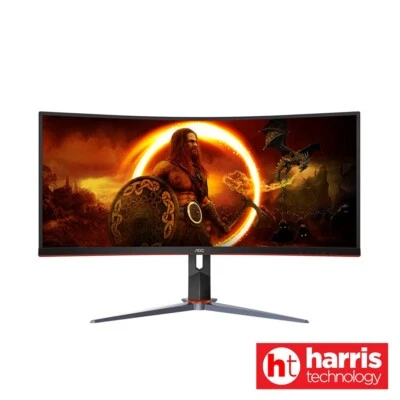 AOC CU34G2XP 34in 3K 1ms 180Hz Curved VA Gaming Monitor - Image 1 of 4