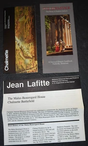 VTG, (Chalmette Plantation, Hermitage and Jean Lafitte) Brochures (4' x 8") New - Picture 1 of 9