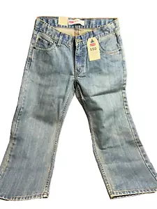 Pantaloni Jeans Levi's Ragazzo Gioventù 550 Relaxed Taglia 8 Husky 28x23 Denim - Foto 1 di 5