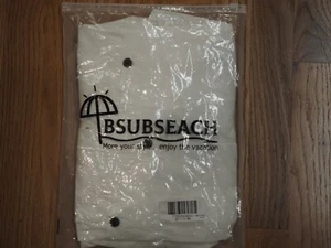 Bsubseach Swimsuit Cover Up White Swim Sun shirt - Picture 1 of 3