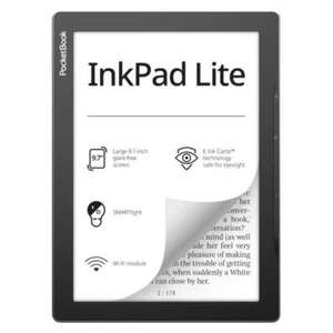 Pocketbook InkPad Lite lettore e-book Touch screen 8 GB Wi-Fi Nero, Grigio - Foto 1 di 5