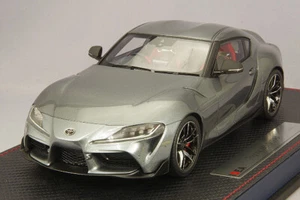 Make Up IDEA Toyota GR SUPRA RZ 2019 Japanese Ver. IM039D Ice Gray Metallic 1/18 - Picture 1 of 6