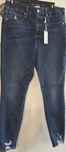 Good American Gr.16 Good Waist Skinny High Rise Ripped Jeans Neu mit Etikett GW067T RN151301 - Bild 1 von 5