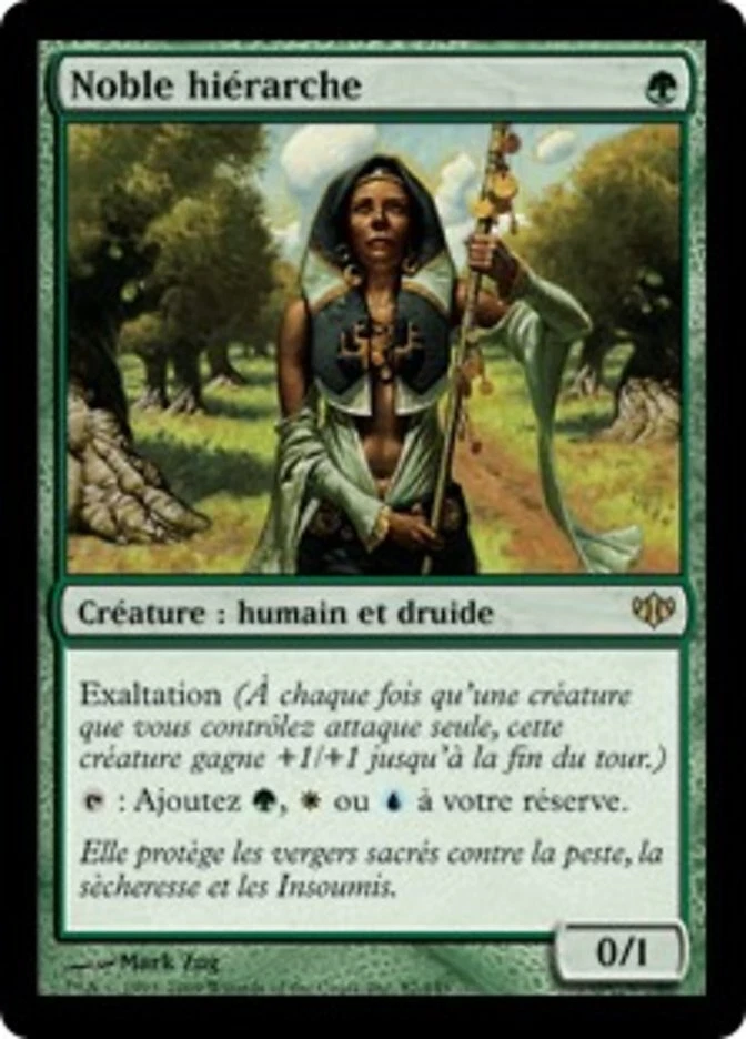 Magic The Gathering MTG NOBLE HIERARCH FRENCH Conflux NM Near Mint - Image 1 of 1