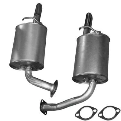 Left and Right Rear Exhaust Mufflers fits: 2003-2008 Mazda6 2.3L Non-Turbo - Image 1 of 4