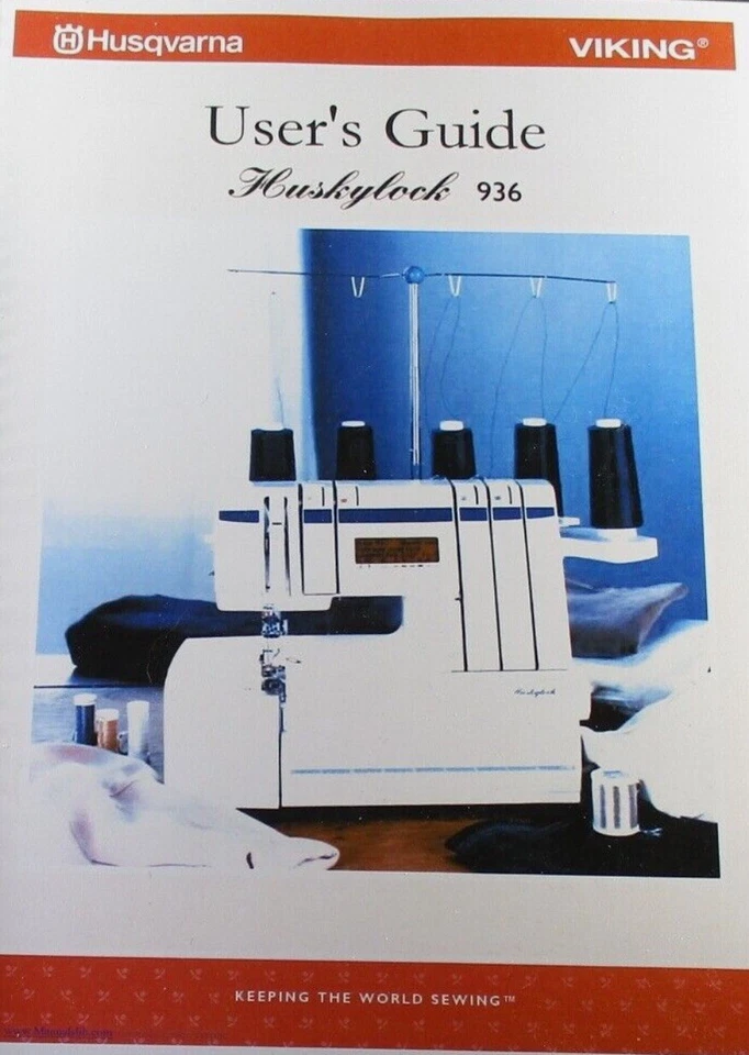 Husqvarna Viking Huskylock 936 ручная инструкция с защитными чехлами! - Изображение 1 из 1