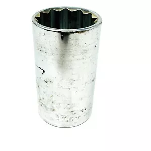 Armstrong 13-346 3/4 in Drive 12 Pt 1-7/16 in Deep Socket, Made in USA - Picture 1 of 7