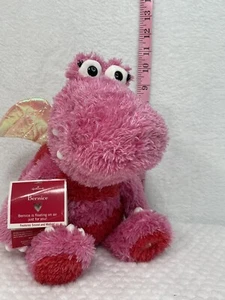 Hallmark Valentine’s Day Bernice Pink Dragon Singing and Motion Plush Toy -works - Picture 1 of 3