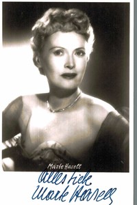 Marte Harell Original Signature Outer Fbz- Card No. 1289 C