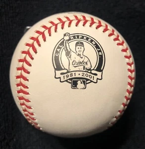Rawlings Cal Ripken Jr Retirement Logo Baseball Baltimore Orioles Hall Of Famer - Picture 1 of 6