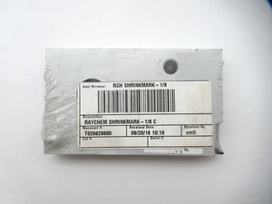 Te Connectivity Raychem Shrinkmark Cartridge Weiß, 1/20.3cm x 254cm Neu Ovp - Picture 1 of 3